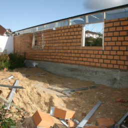 Agrandissement terrasse pour espace de jeu pour enfants La Queue-en-Brie